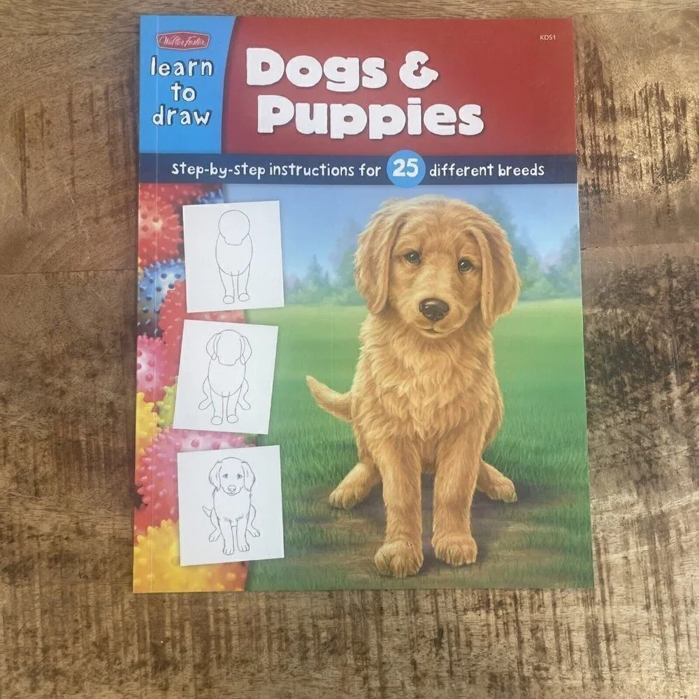 Learn to Draw: Dogs and Puppies Step-by-Step Instructions for 25 Different Dog